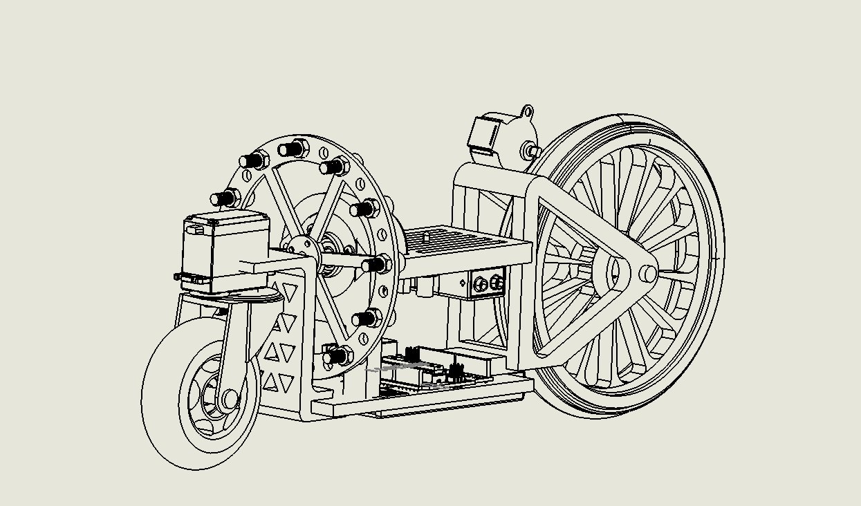 SolidWorks model of the bicycle